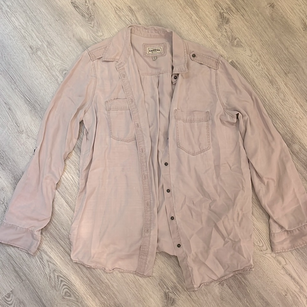 Express Casual Boyfriend Button up